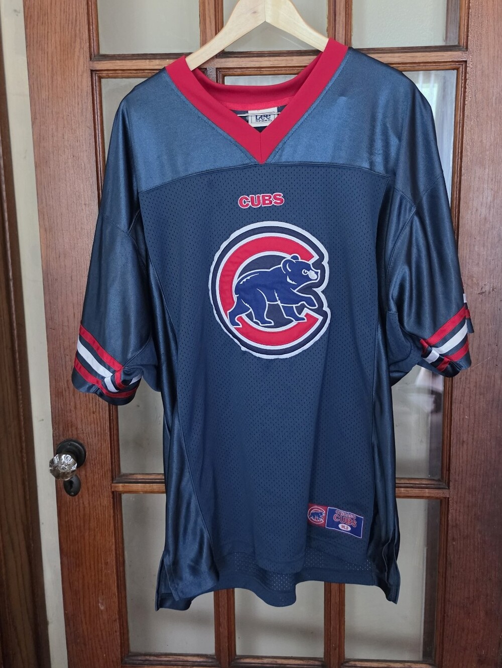 Vintage MLB Lee Sport Chicago Cubs Fan Baseball Jersey Size XL / XXL
